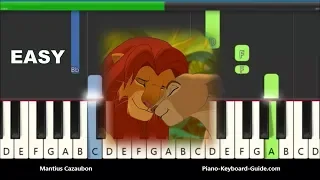 Can You Feel The Love Tonight by Elton John - Lion King Easy Piano Tutorial