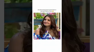 Anushka Sharma being teased about virat on #viratkohli #anushkasharma #shorts