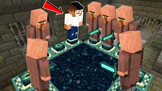 Minecraft, But Villagers Beat the Game For You || Minecraft Mods || Minecraft gameplay