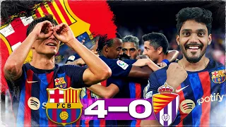 Barcelona vs Real Valladolid (4-0) MATCH REVIEW HINDI | 4celona is back !