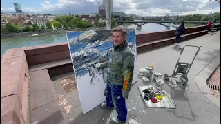 Christopher Lehmpfuhl - 25.05.2021 Basel - plein air Künstler/Artist