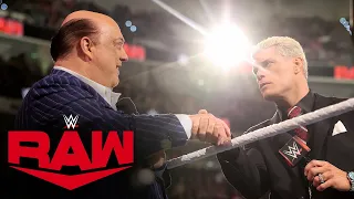 Paul Heyman brokers a deal with Cody Rhodes: Raw highlights, March 18, 2024