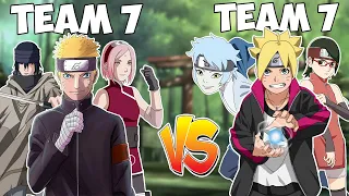 NARUTO TEAM 7 Vs BORUTO TEAM 7 | Naruto Strom 4