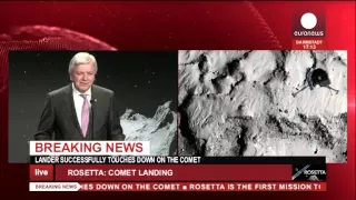 Миссия Rosetta: модуль Рhilae сел на поверхность кометы (12/11/2014)