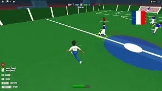 Roblox realistic street soccer..  Trying to get ALOT of goals in      (Dence)