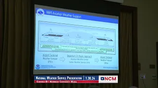 National Weather Service Presentation 1.30.24