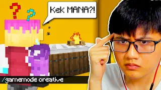 KAMU harus GAMEMODE CREATIVE untuk menyelesaikan PUZZLE MINECRAFT INI!