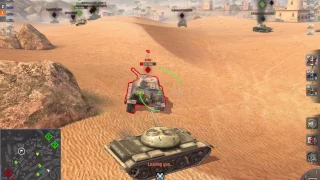 World of Tank Blitz | T-54 Lt wt. Gameplay | 2 Kills | 2400 DMG