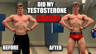 The REALITY of Natural Bodybuilding | my TESTOSTERONE @ 1 Week Out