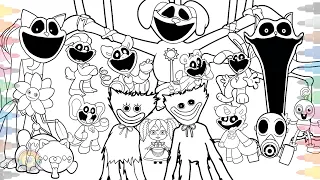 Poppy Playtime 3 New Coloring Pages / Coloring All New Characters