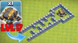 NEW LVL 17 CANNON MAZE!! "Clash Of Clans"