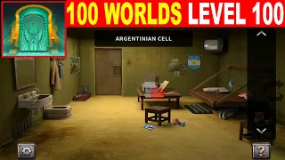 100 Worlds LEVEL 100 Walkthrough - Escape Room Game 100 Worlds Guide