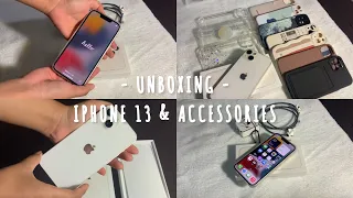 iPhone 13 Unboxing in 2022 | Starlight 128 GB | Accessories From SHEIN