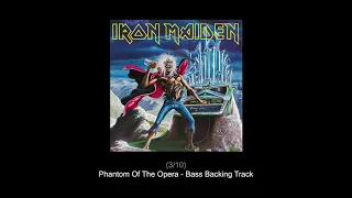 Iron Maiden - Phantom Of The Opera - Bass Backing Track (3/10)