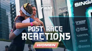 Post-Race Reactions | 2024 Singapore T100 Women's Race 🎙