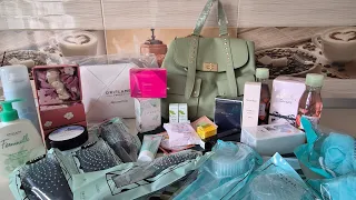 Unboxing Oriflame C6/2024!💚Rucsac Noticed Backpack,portfard Skincare Case, All Or Nothing Amplified🩷