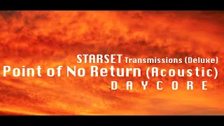 [Daycore/Anti] Point of No Return (Acoustic) - STARSET [Anti-Nightcore] (lyrics)