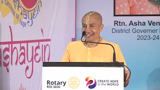 Gauranga Das Prabhu Ji at Aashayein - Rotary District 3030 Conference 23-24