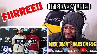 HE A GLITCH BUILD FOR REAL!!! Nick Grant Bars On I-95 Freestyle (REACTION)