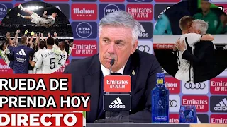 ANCELOTTI HOY RUEDA DE PRENSA ELOGIOS PARA KROSS