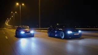 BMW E36 & E46 M3 Night drive