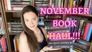 NOVEMBER 2021 BOOK HAUL [Adult fantasy & Sci-fi]!!!