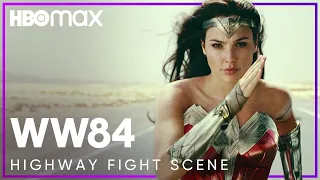 Wonder Woman 1984 | Highway Fight Scene | HBO Max