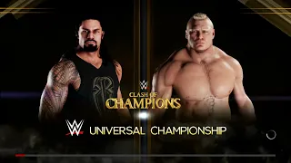 WWE 2K18 | Roman Reigns Vs Brock Lesnar | Universal Championship Match