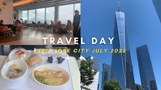 New York | Travel Day MAN-JFK | Virgin Premium Economy | Club Quaters World Trade Centre | July 2022