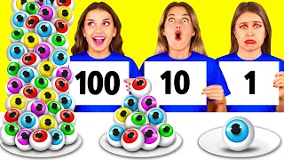 100 Schichten Nahrung Challenge | Lustige Challenges von BaRaFun