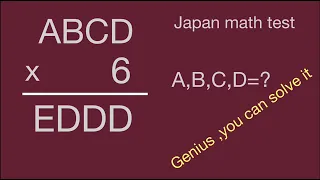 Find 6 multiply with four Digits With This Fun Math Trick!mathskill,magic math,enhance  Japan math