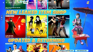 All New UPDATED & Returning Item Shop Skins (Walking Dead, MHA Villains, Marvel Loki, X-Men & More)