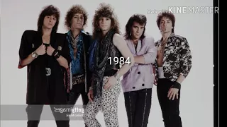 Bon Jovi transformation from 1983-2018