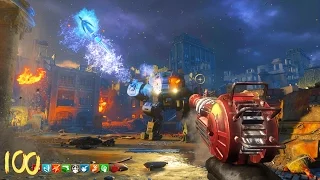 BLACK OPS 3 ZOMBIES "GOROD KROVI" ROUND 100 HIGH ROUND FULL GAME ATTEMPT! (BO3 Zombies)