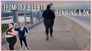 From 352.8 lbs to running a 5k, this is my couch to 5K race story | April Lauren Weigh In Wednesday