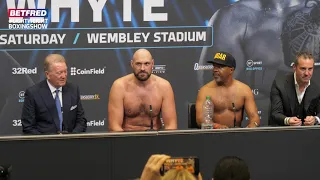 Tyson Fury Post-Fight Press Conference | Fury KOs Dillian Whyte Round 6 at Wembley