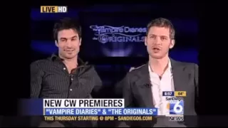 Joseph Morgan and Ian Somerhalder talk The Vampire Diaries and The Originals
