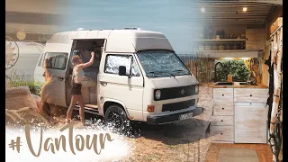 VW T3 Camper - Unser Ausbau *ROOMTOUR* (BeachHouse-Style)