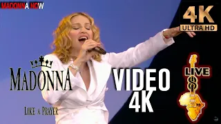 MADONNA - LIKE A PRAYER  LIVE 8 2005 - 4K REMASTERED 2160p UHD  - AAC AUDIO