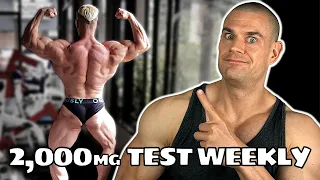 I Took 2,000mg (READ 2,500mg) Testosterone Enanthate Weekly And SOMEHOW Didn't Die! | Story Time!