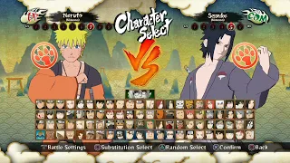 Naruto Shippuden: Ultimate Ninja Storm 3 Full Burst All Characters [PS4]