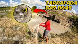 O ARRASO QUE ESSE MENINO FAZ NA PESCARIA DE TARRAFA NÃO E BRINCADEIRA (PESCADOR MIRIM)