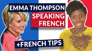 Emma Thompson French Speaking  | Interviews on French TV | With English Subtitles