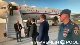 Путин прилетел в Челябинскую область и отправился на осмотр пострадавших от пожара районов