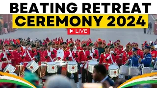 Beating Retreat Ceremony Live: Republic Day के जश्न का समापन समारोह | PM Modi | Beating Retreat 2024