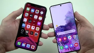 Dropping Samsung Galaxy S20 vs iPhone 11 Pro Down Spiral Staircase