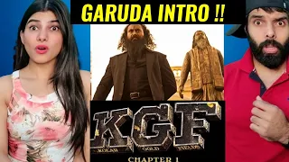 KGF - GARUDA INTRO SCENE REACTION !! | KGF  | Yash | Srinidhi Shetty | Prashanth Neel | REVIEW