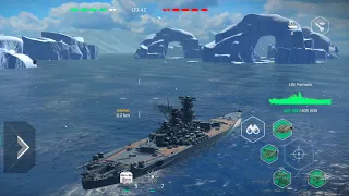 Modern Warships: Grinding using IJN YAMATO.