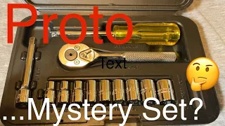 Proto Professional 1/4” Socket/Ratchet MYSTERY SET 🤔