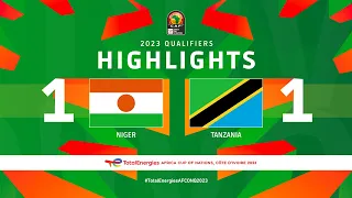 Niger 🆚 Tanzania | Highlights - #TotalEnergiesAFCONQ2023 - MD1 Group F